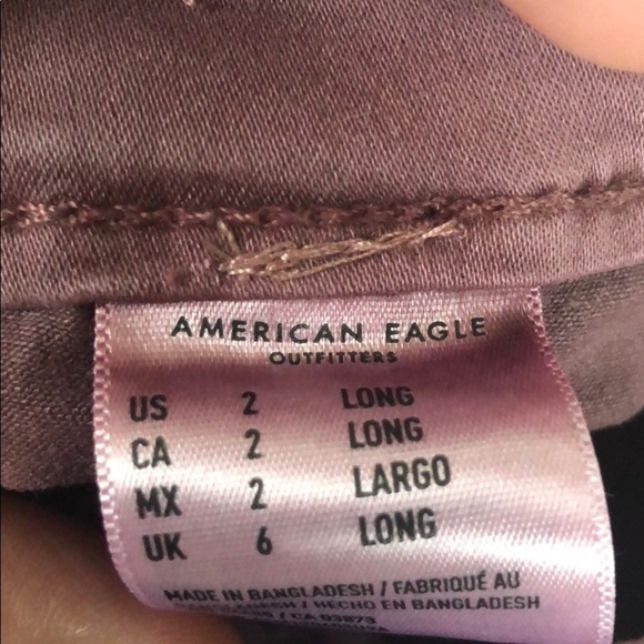 Mauve American Eagle Hi-Rise Jeggings - Picture 4 of 9